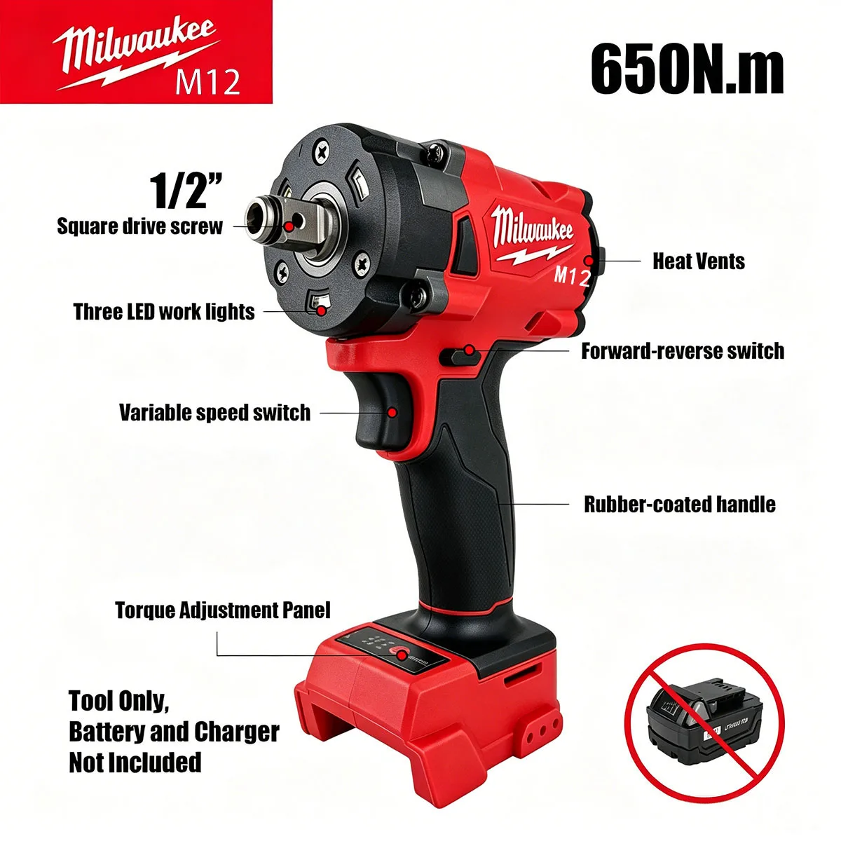 Бесщеточный аккумуляторный уда – обзор и цена Milwaukee Drill M12 Fuel