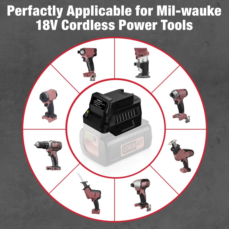 Адаптер для аккумулятора BD40M – обзор и цена Black+Decker Tool Cordless